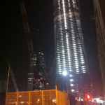 Freedom Tower at night